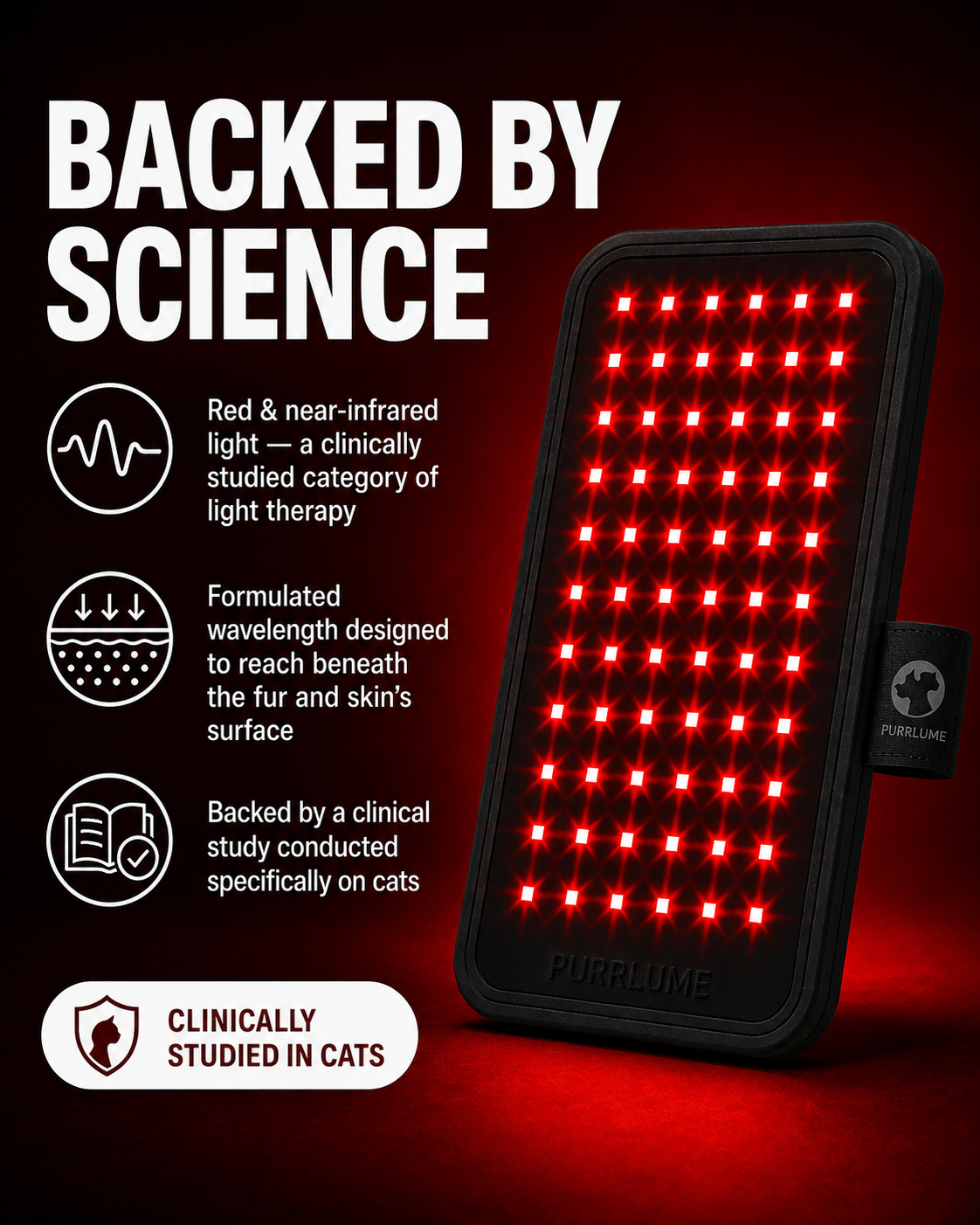 Purrlume Red Light Therapy Pad