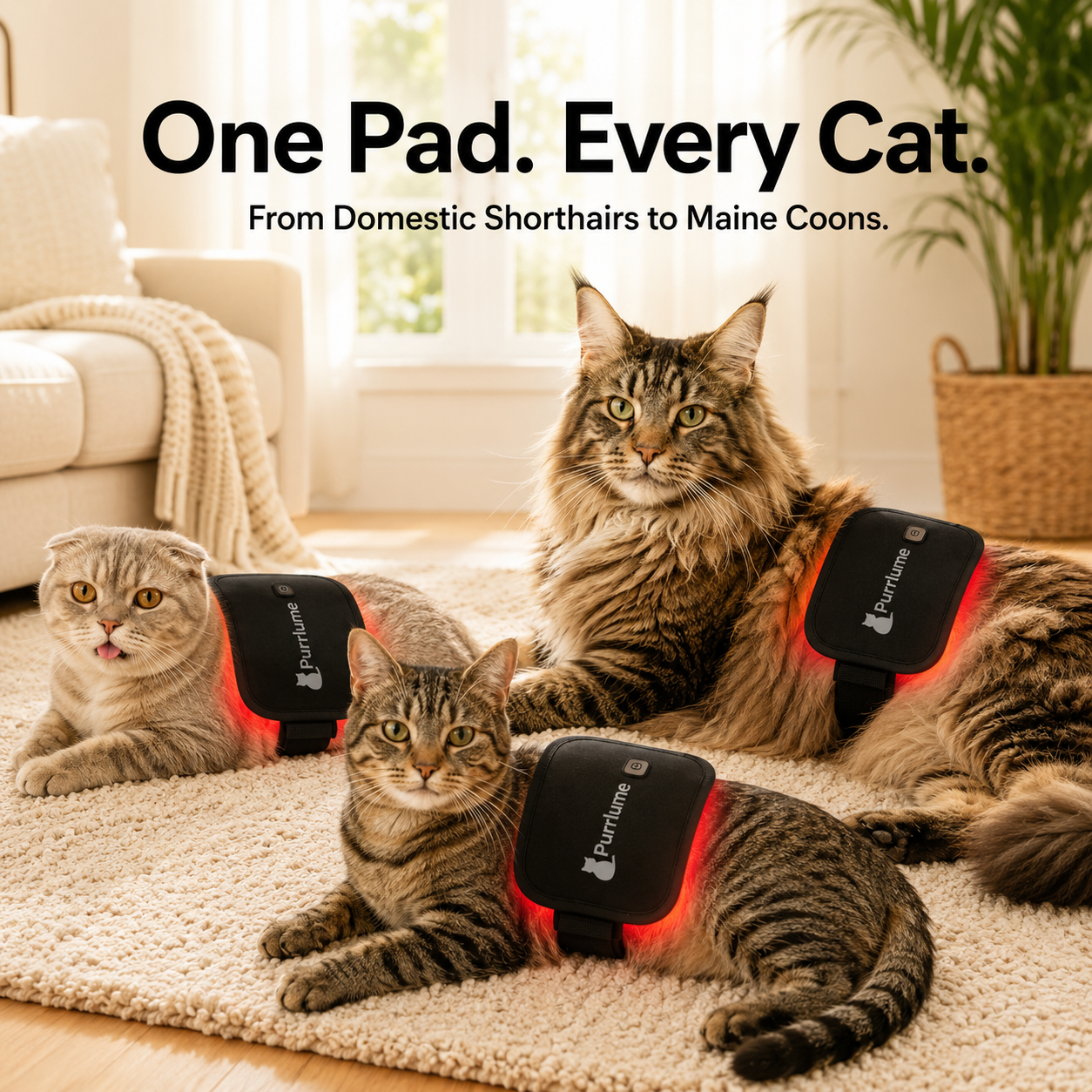 Purrlume Red Light Therapy Pad